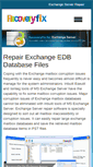 Mobile Screenshot of exchangeserverrepair.org